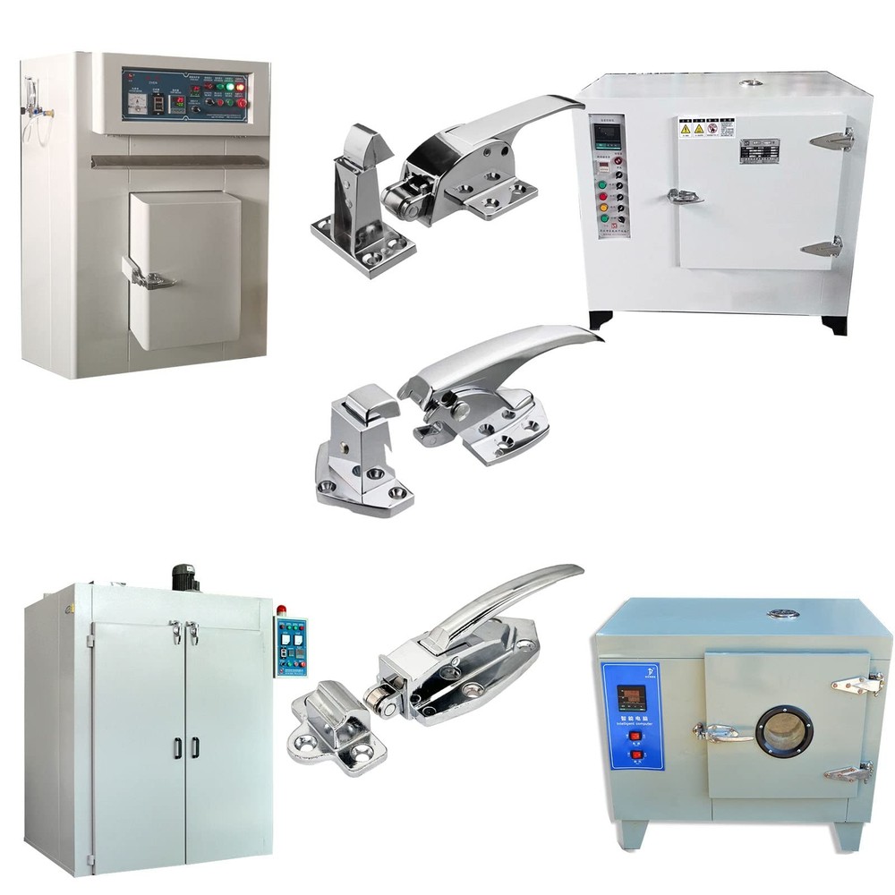 Xnrtop Adjustable Latch Spring Loaded Walk in Freezer Cooler Door Silver