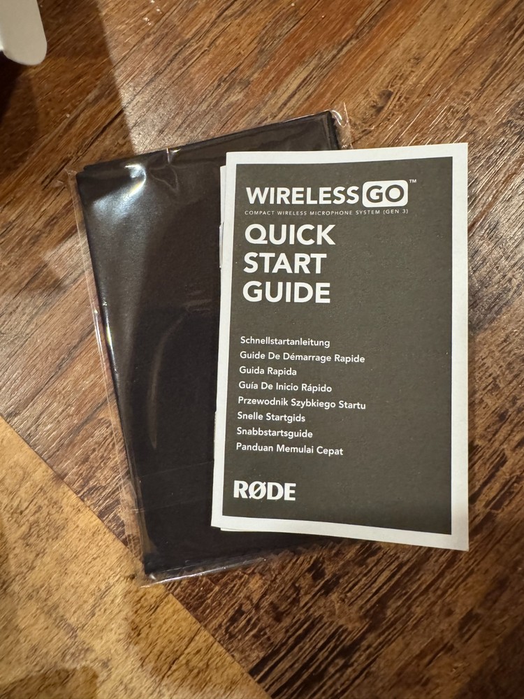 Rode Wireless GO (Gen 3) Digital Wireless Microphone Red