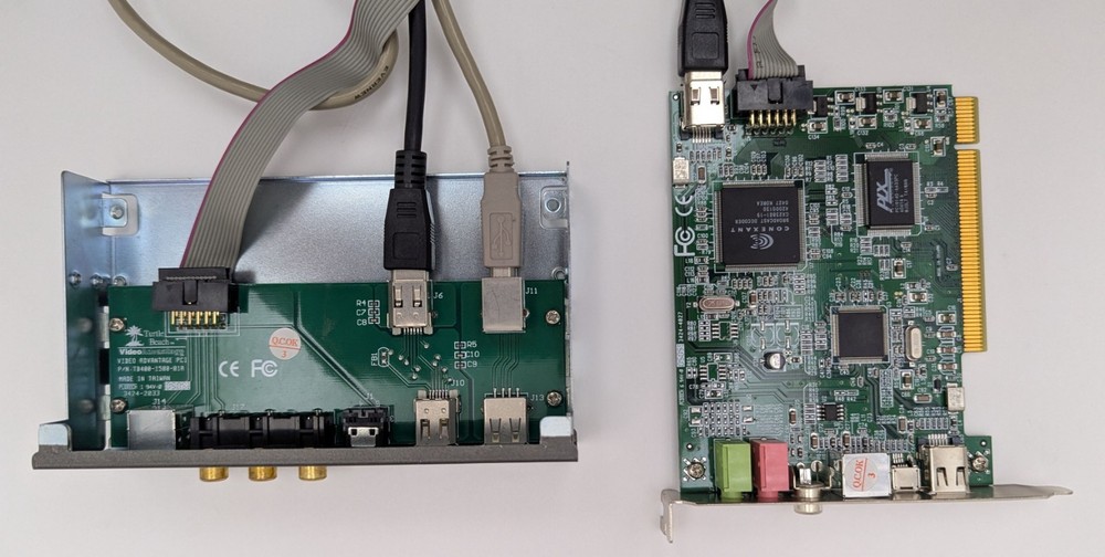Turtle Beach VideoAdvantage PCI Capture Card TB400-1500-01 w/ 5.25" Front Panel