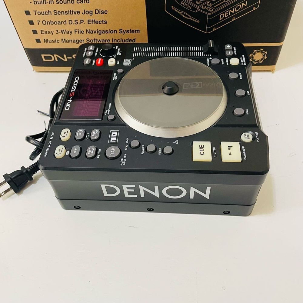 Denon DJ DN-S1200 single Portable CD/MP3 USB Player MIDI Controller