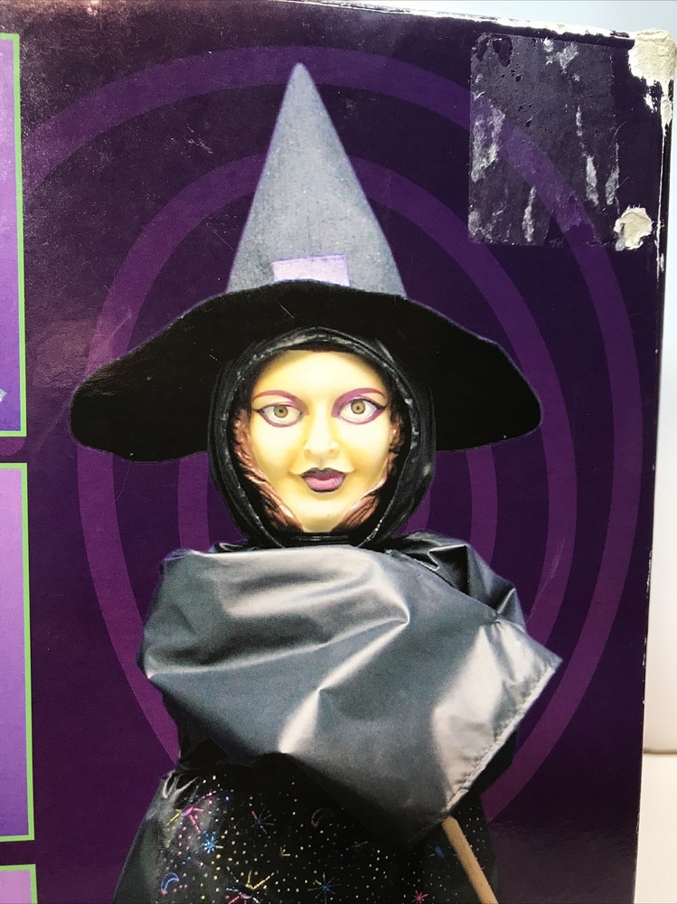 Wicked Witch Taking Changes Faces Motion Activated Halloween