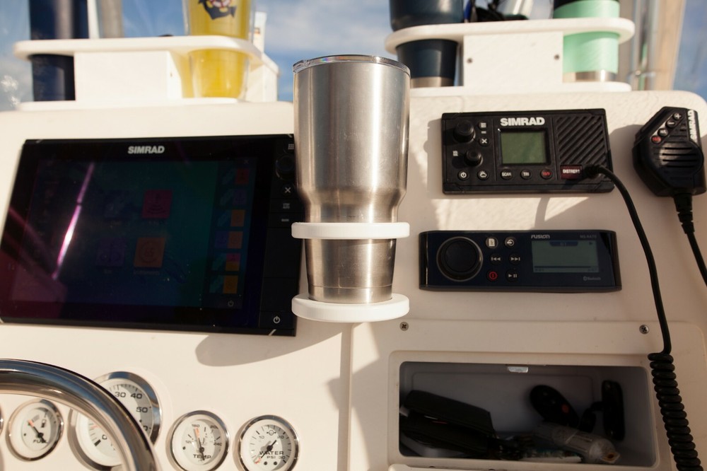 Boat Marine Single Cup Holder Cupholder Black Starboard