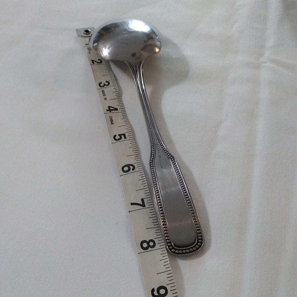 2 PCS Stainless By Salem Japan Beaded Pie Server, Casserole Spoon