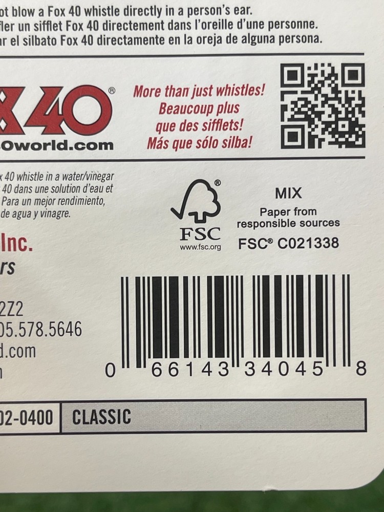 Fox 40-Classic Whistle Pink