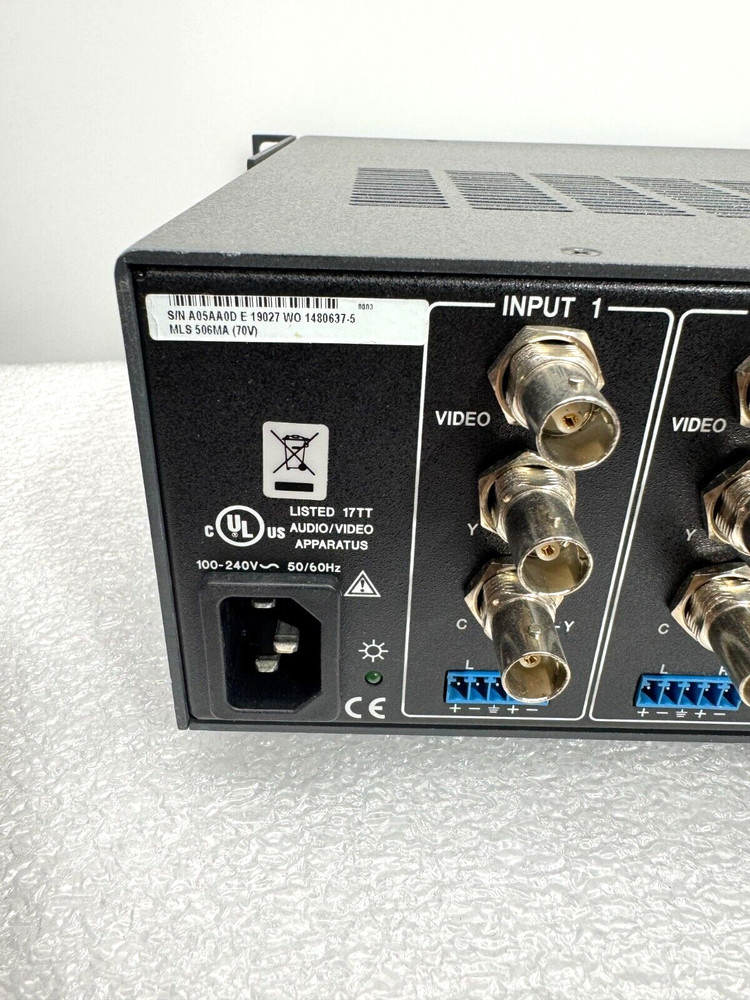 Extron MLS 506MA Multi-Format 6-Input MediaLink Switcher