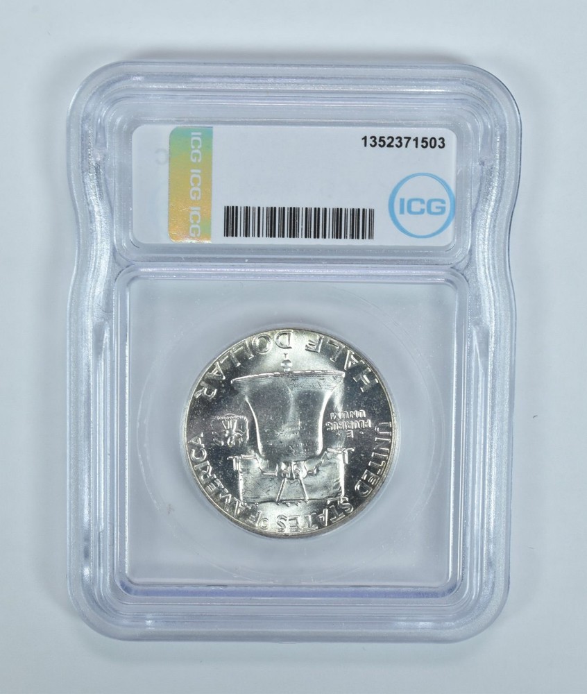 1955 Franklin Half Dollar MS65 ICG