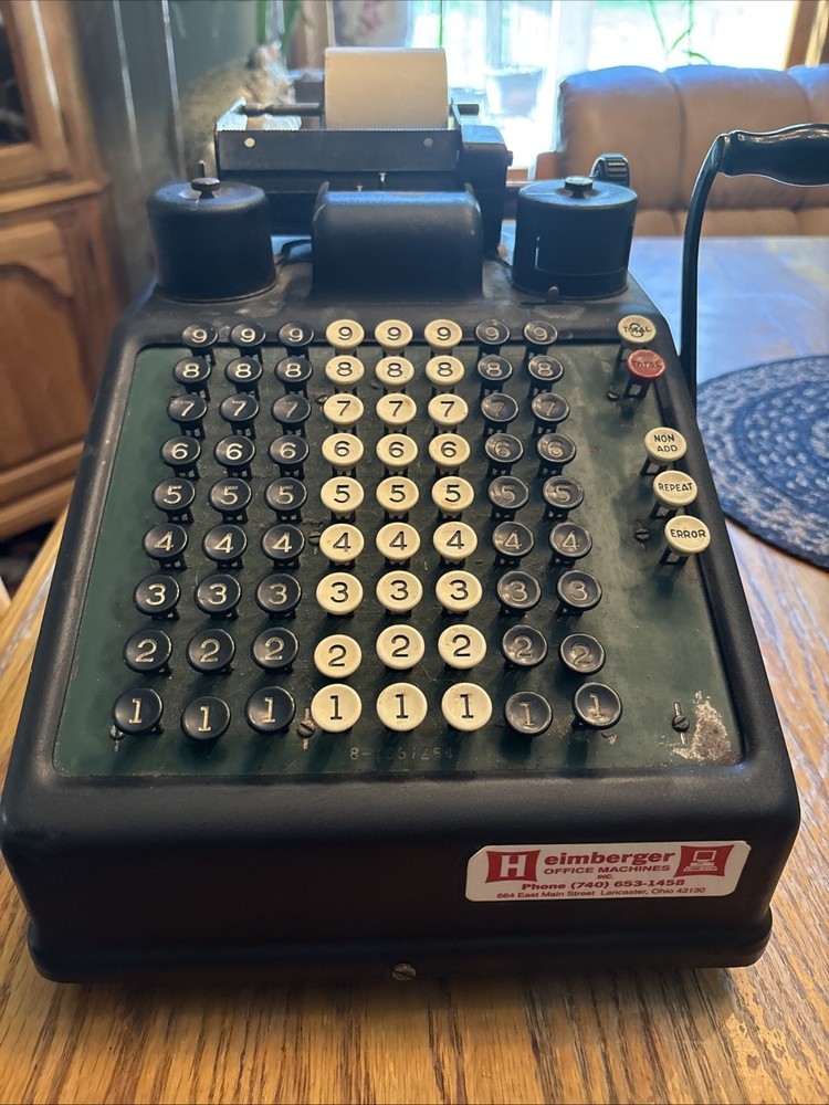 1920s Antique Manual Burroughs Adding Machine 280