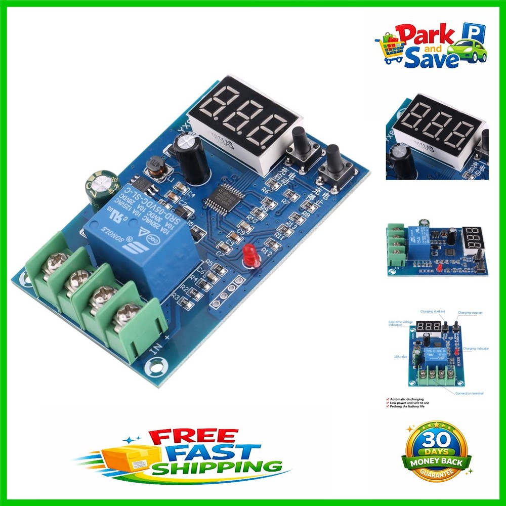10A Lithium Battery Charging Module, Automatic Control for Generators & Solar
