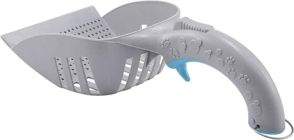 Litter Scoop - Deep Shovel with Ergonomic Handle Grip for Cat Litter