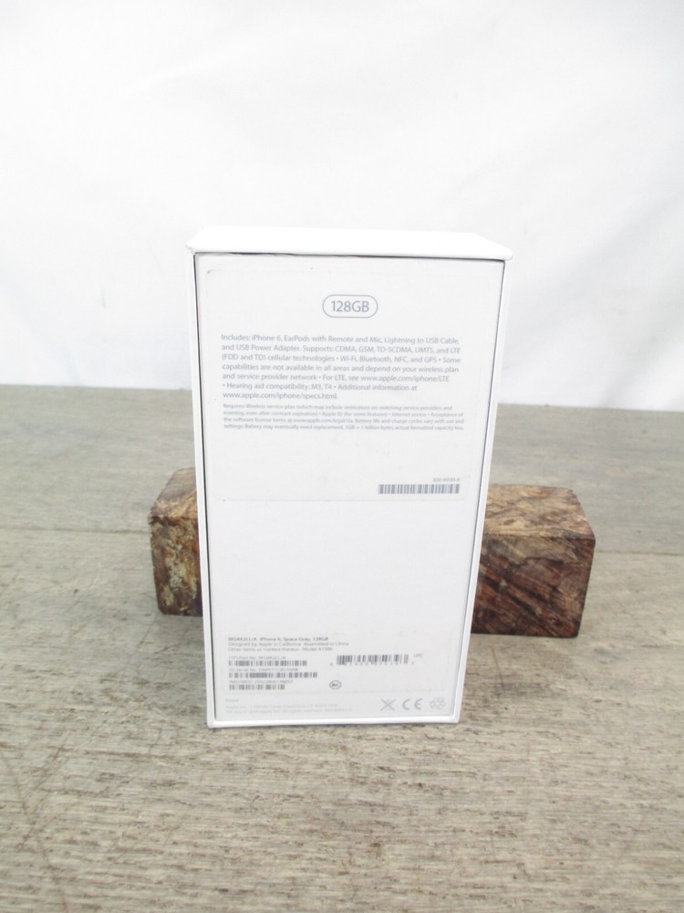 iPhone 6 Space Gray, 128GB - BOX ONLY