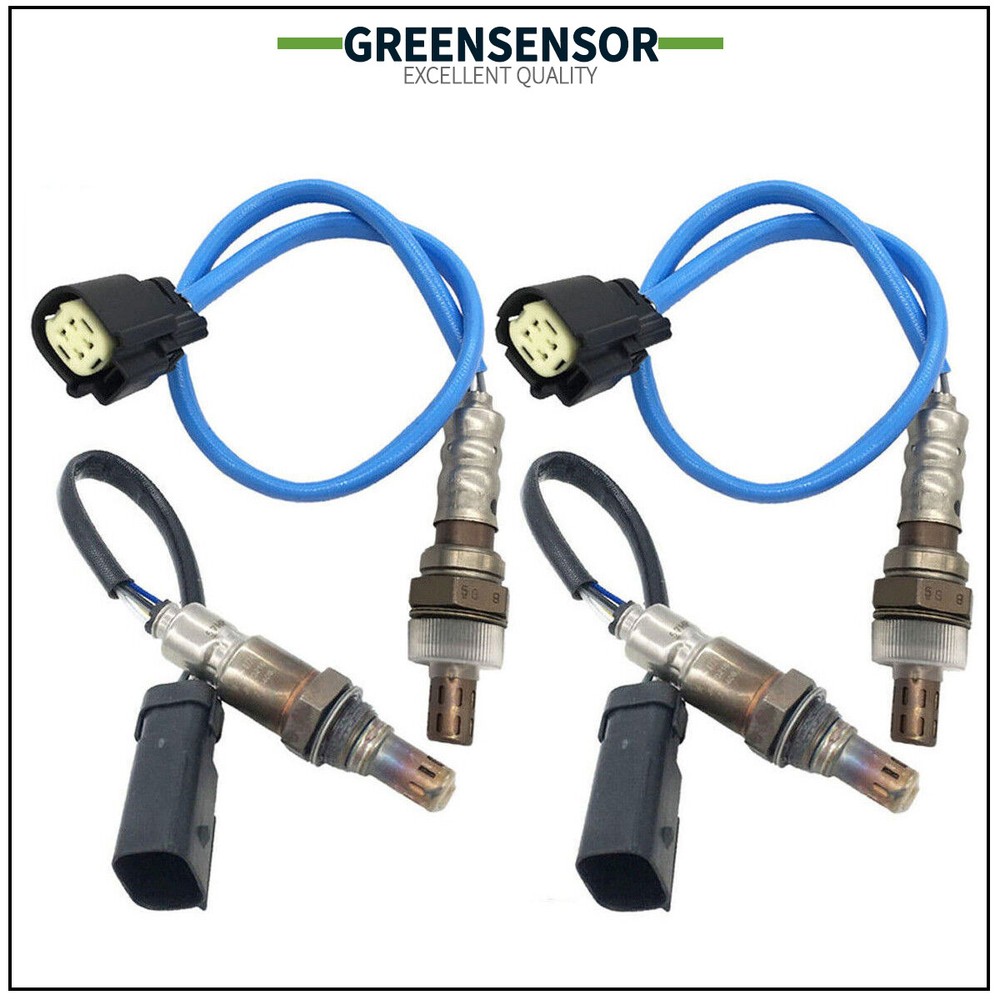 4Pcs Up&Downstream Oxygen Sensor For Ford Edge 2011-2014 Explorer 2011-2012 3.5L