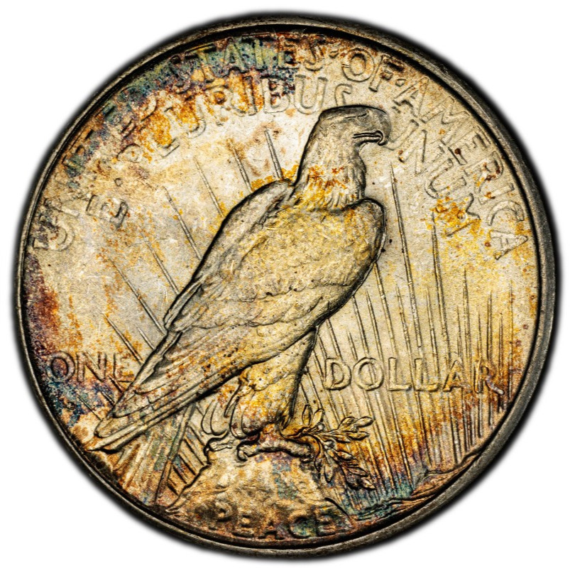 1934-D NEAR UNCIRCULATED SILVER PEACE DOLLAR