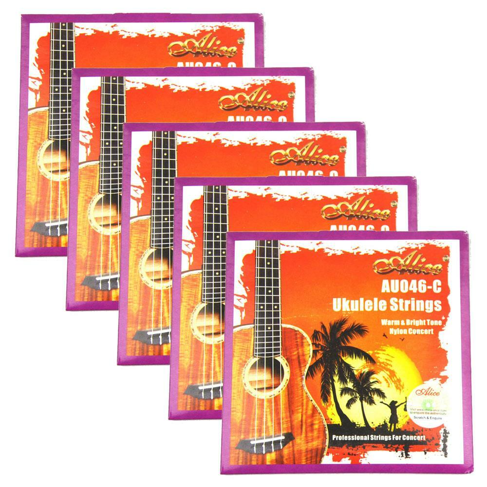 5Sets Alice Concert Ukulele Strings Modified Nylon AECG AU046C