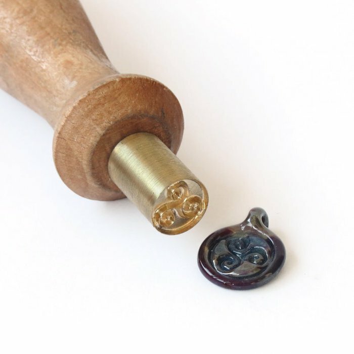 Lampwork Tool - Triskelion Stamp for Glass Beads Making