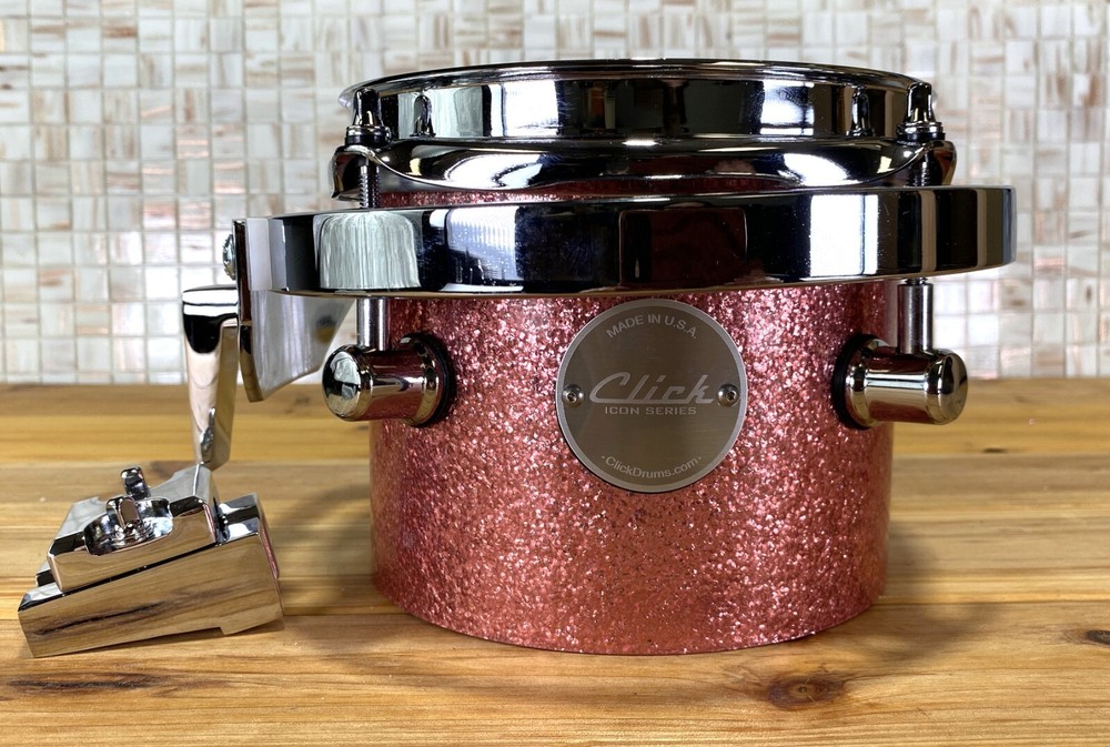 Click Icon 5x6 6ply Maple Tom Tom Pink Sparkle