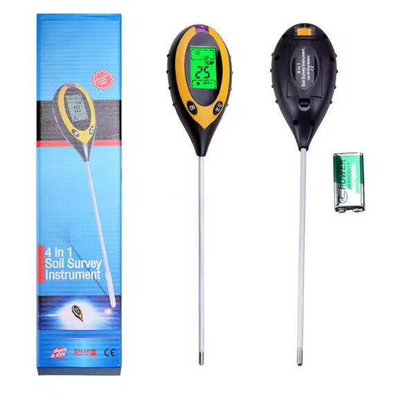 Soil Moisture PH Light Temperature Meter