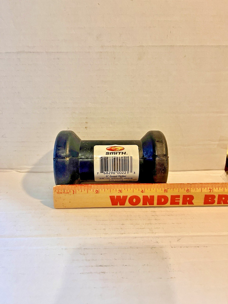 5" Black Boat Trailer Spool/Keel Roller, new