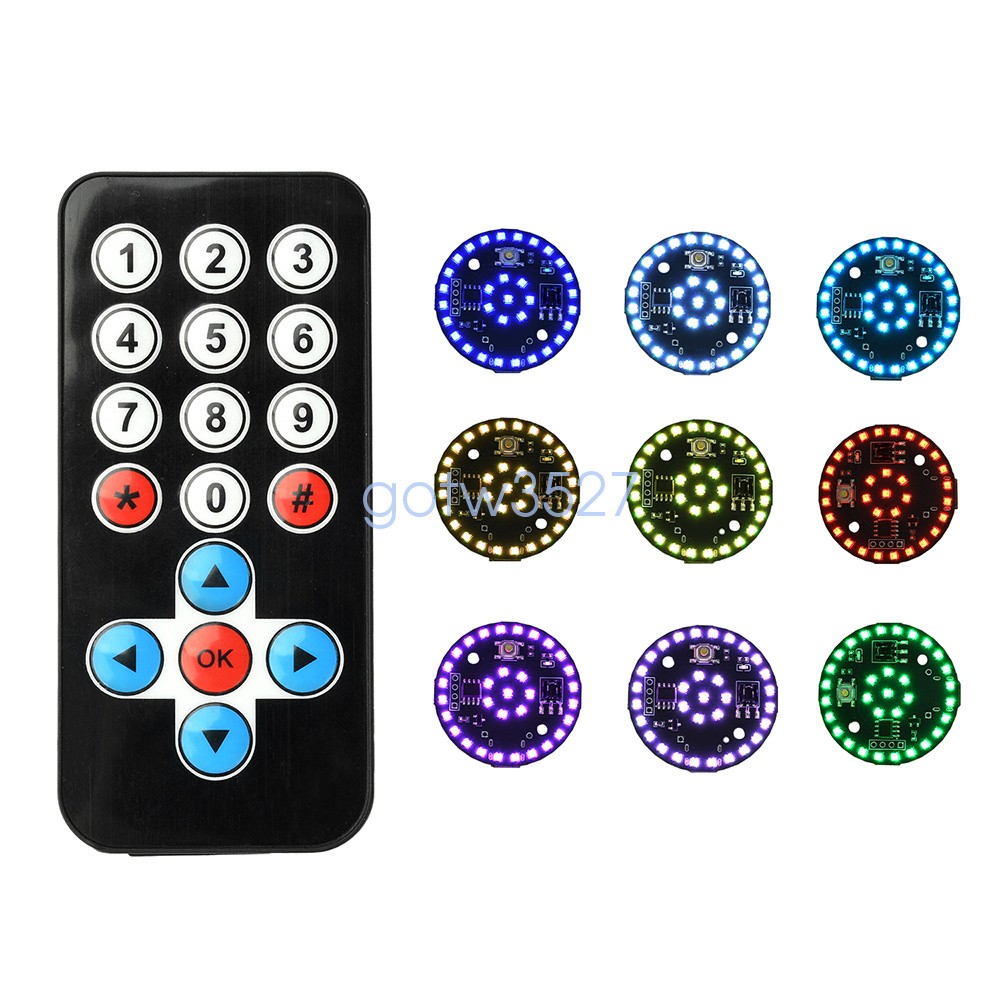 Infrared Remote LED Light 10 Mode DIY Type-C Night Light Infrared Module Light