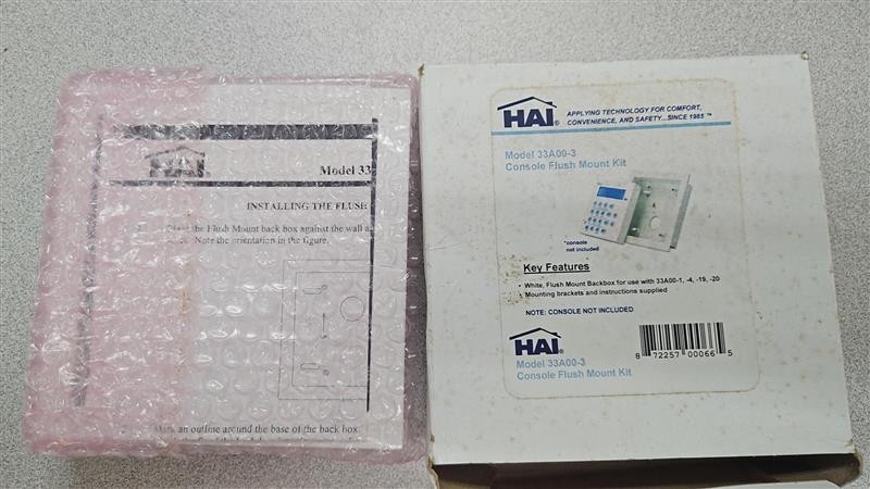 HAI 33A00-3 Console Flush Mount Kit