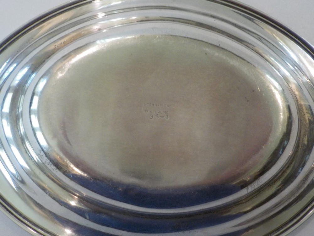 International Sterling Silver Oval 7" Dish / Tray