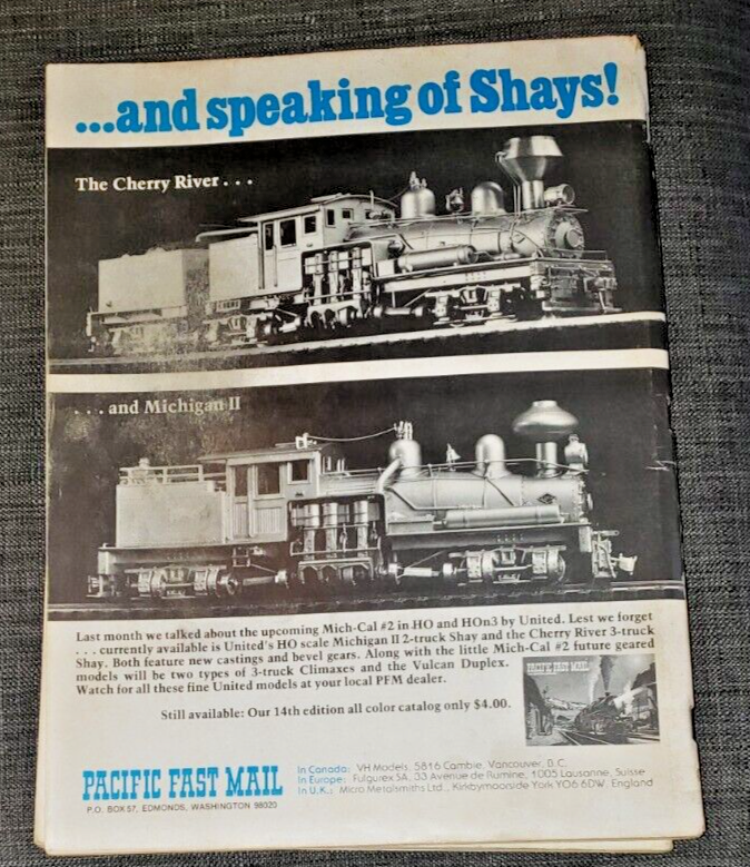 3 MODEL RAILROADER Magazines Oct, Nov, Dec 1979 Command Control System