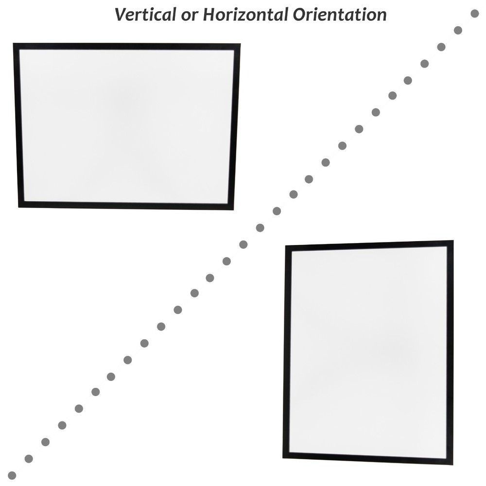 Audio-Visual Direct Reusable Document and Sign Holder, Set of 2