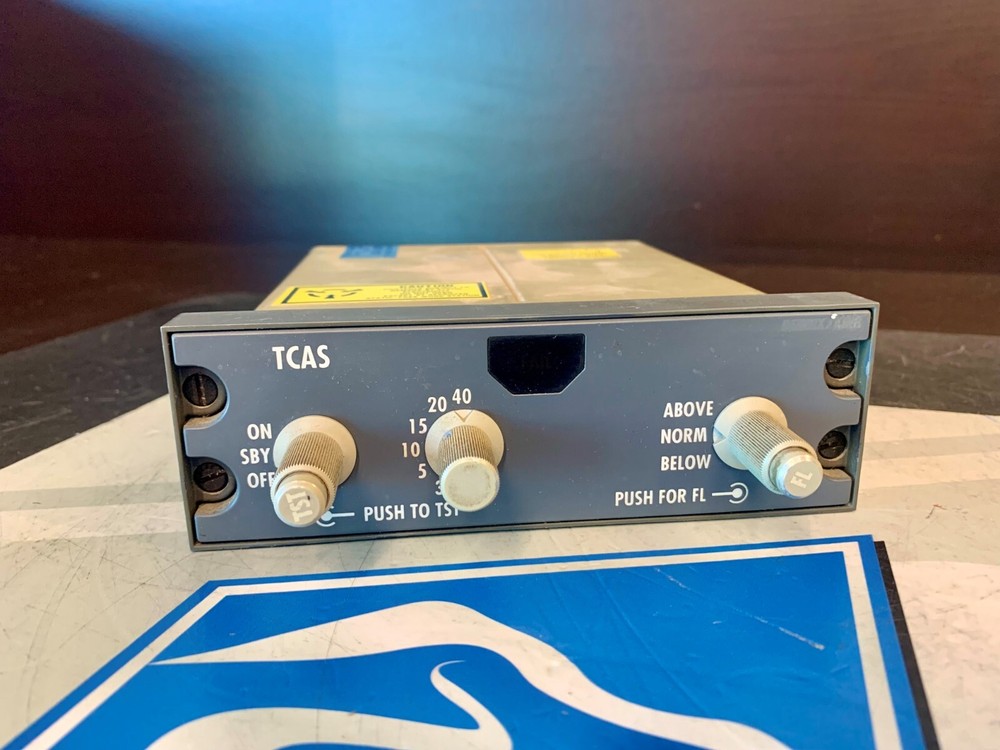 TCAS Control Panel CP66B 071-01568-0601 Removed Working