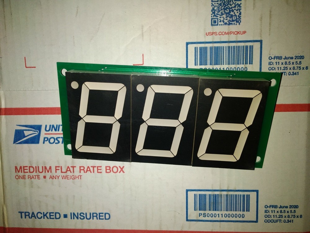 baytek smokin token extreme arcade redemption scoreboard pcb working #6