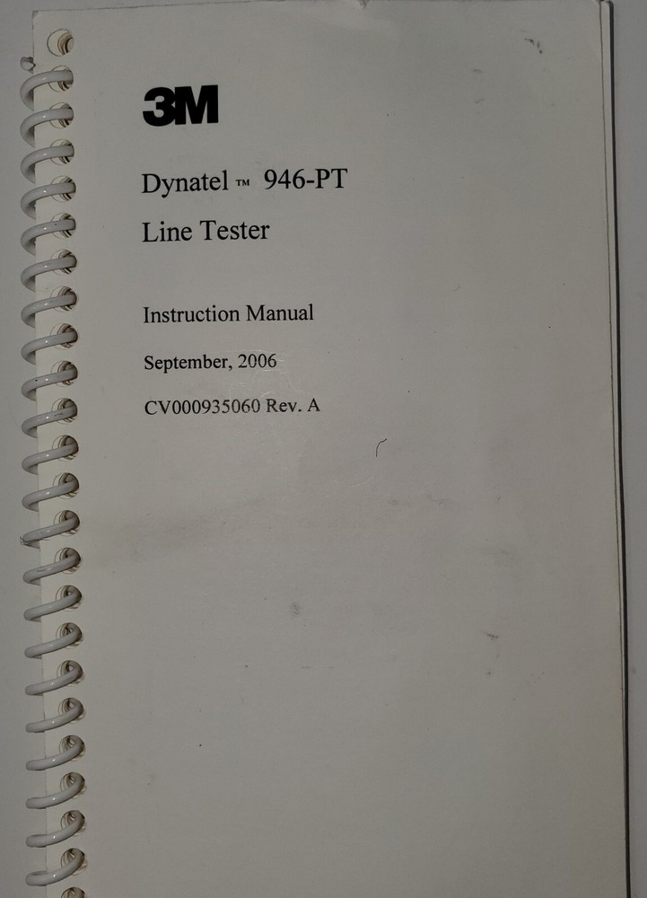 3M Dynatel 946DSP Subscriber Loop Analyzer Tester - Free Shipping!!!