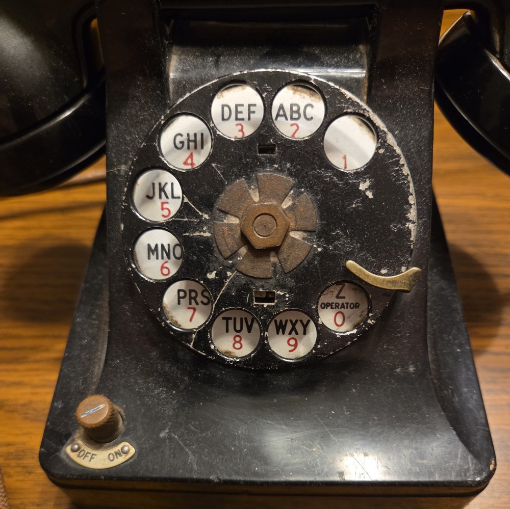 Vintage Bell System Rotary telephone. decorative