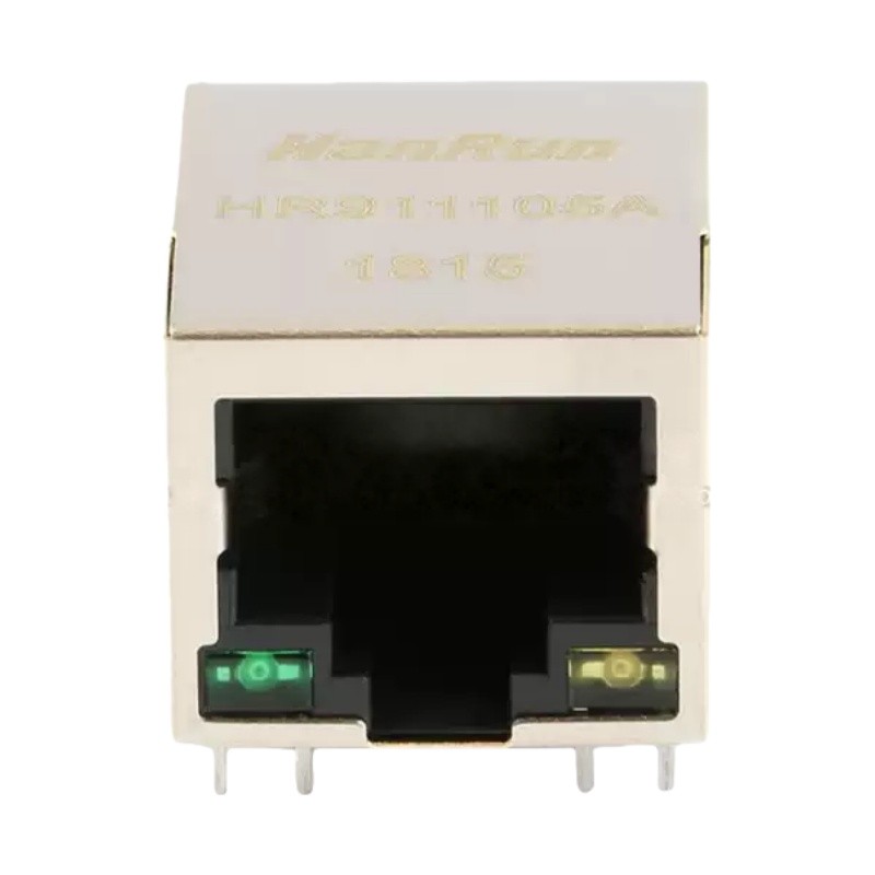 2PCS HR911105A RJ45 Socket - with LED Light Network Isolation Transformer Filter