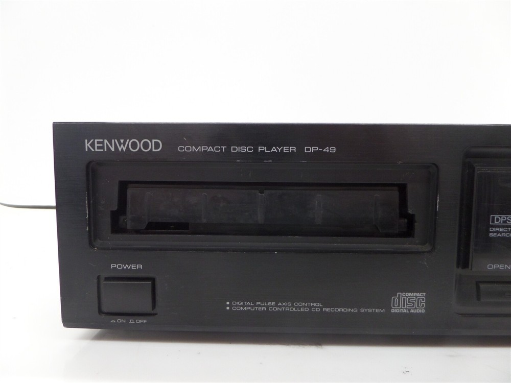 Vintage Kenwood DP-49 Single CD Player - Missing Bezel