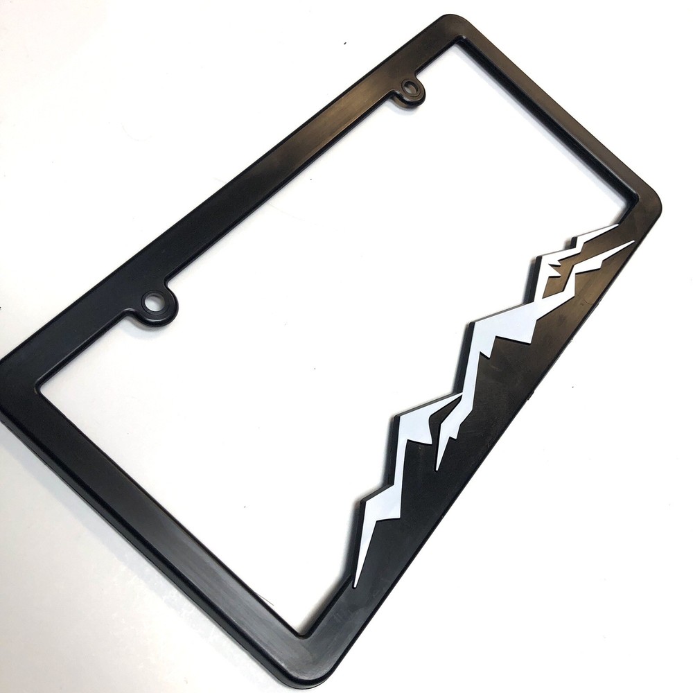 OFF ROAD White-Cap Mountains License Plate Frame Bracket