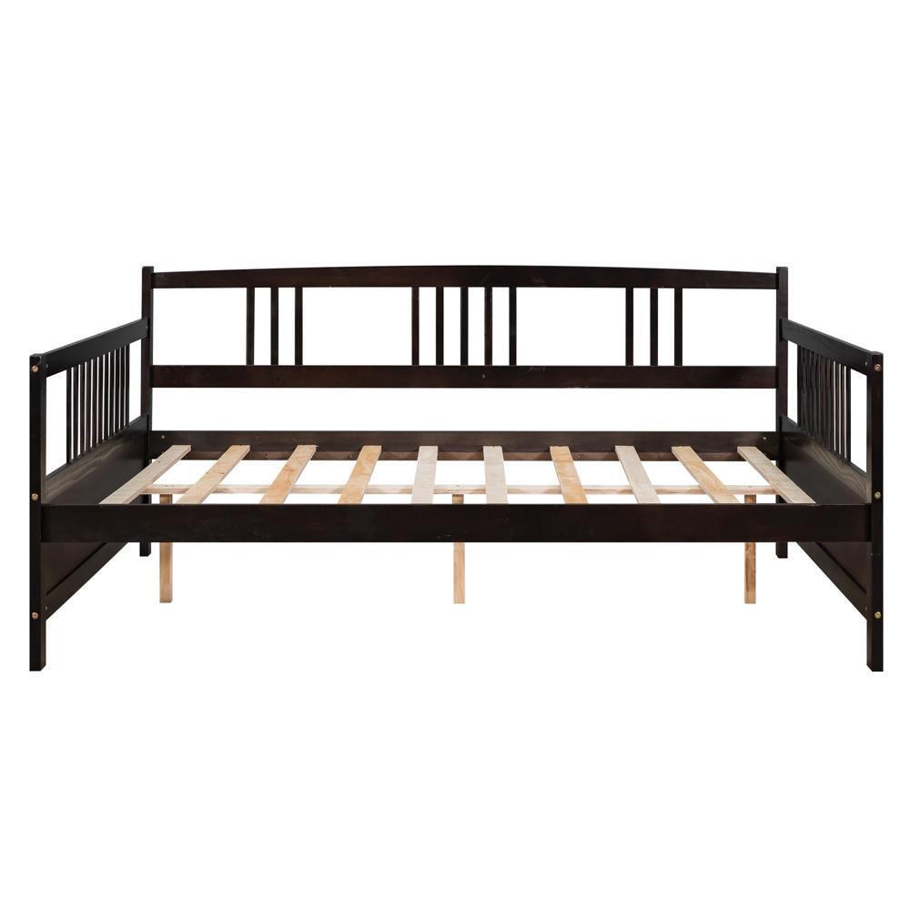 Full Size Daybed with Support Legs Espresso