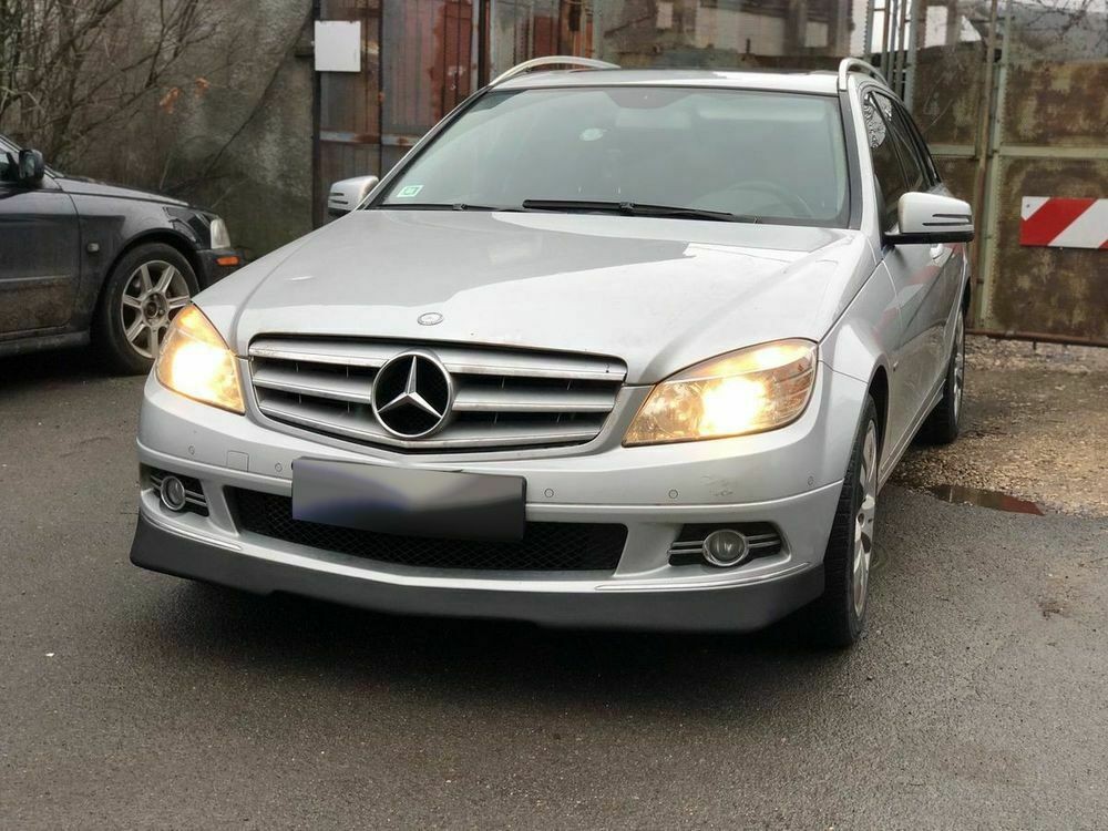 Front Bumper Spoiler Lip for MB C Class W204 2006-2011