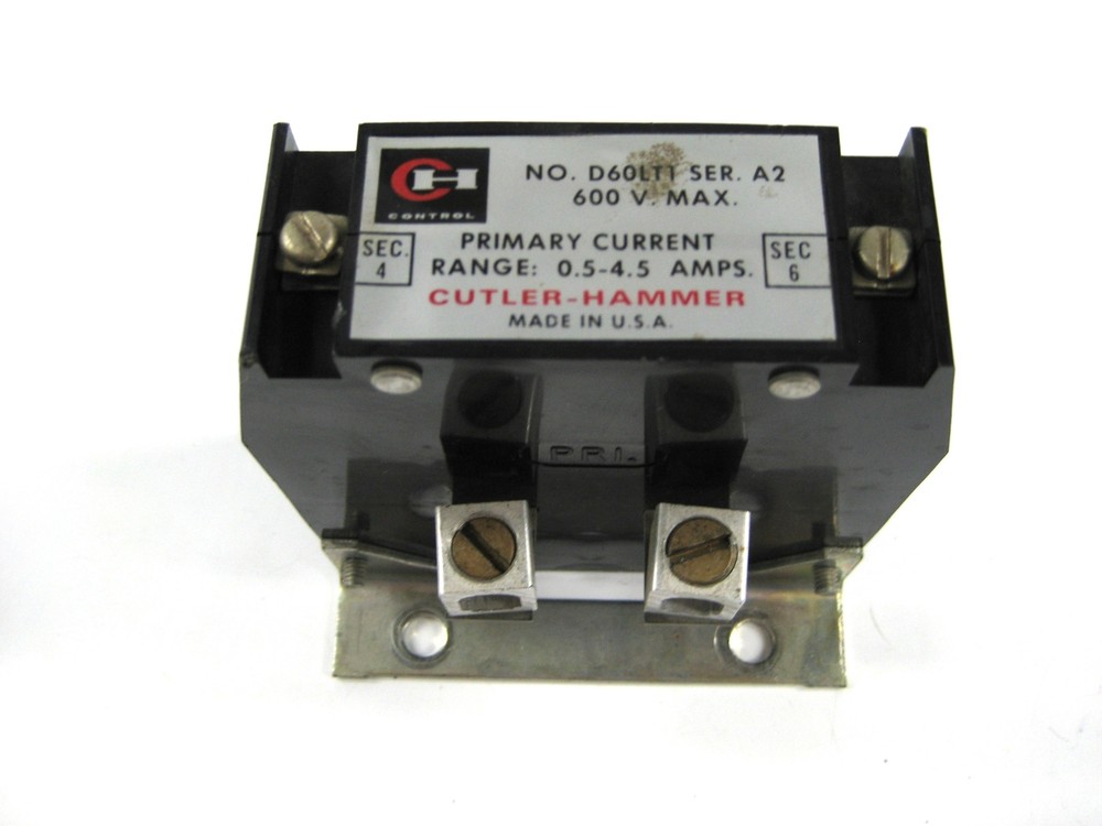 CUTLER HAMMER D60LT1 SER.A2 CURRENT TRANSFORMER NSNP