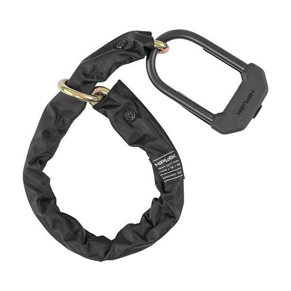 HIPLOK DXXL Maximum Security Loop Chain + D Lock Motorcycle/Bicycle