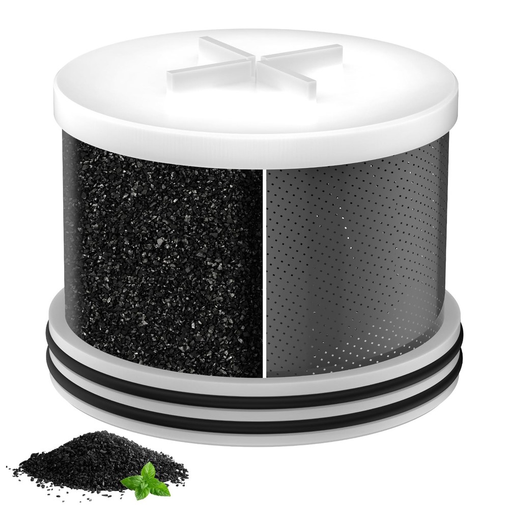 MakeFit Shower Head Activated Carbon Filter Replacement Cartridge for 1-PACK