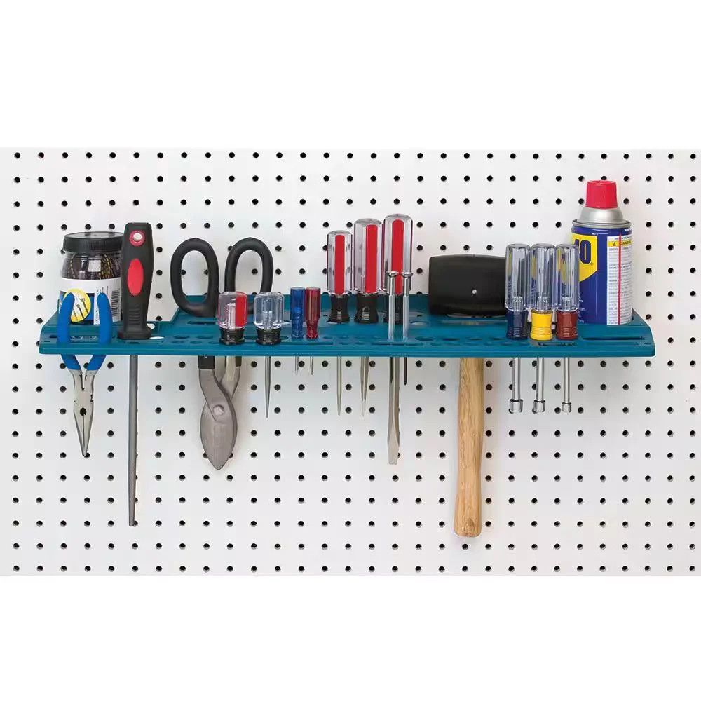 Everbilt Gray Wall Mount Peggable Multi-Purpose Tool Storage Holder