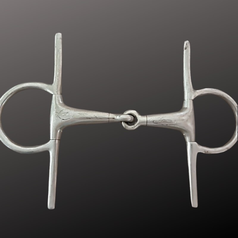 Stainless Full Cheek English Snaffle Bit 5" mouth