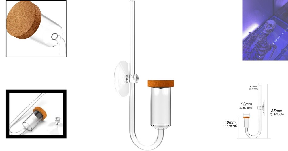 High-Performance Neo CO2 Diffuser - Secure Suction Cup for Reliable Placement