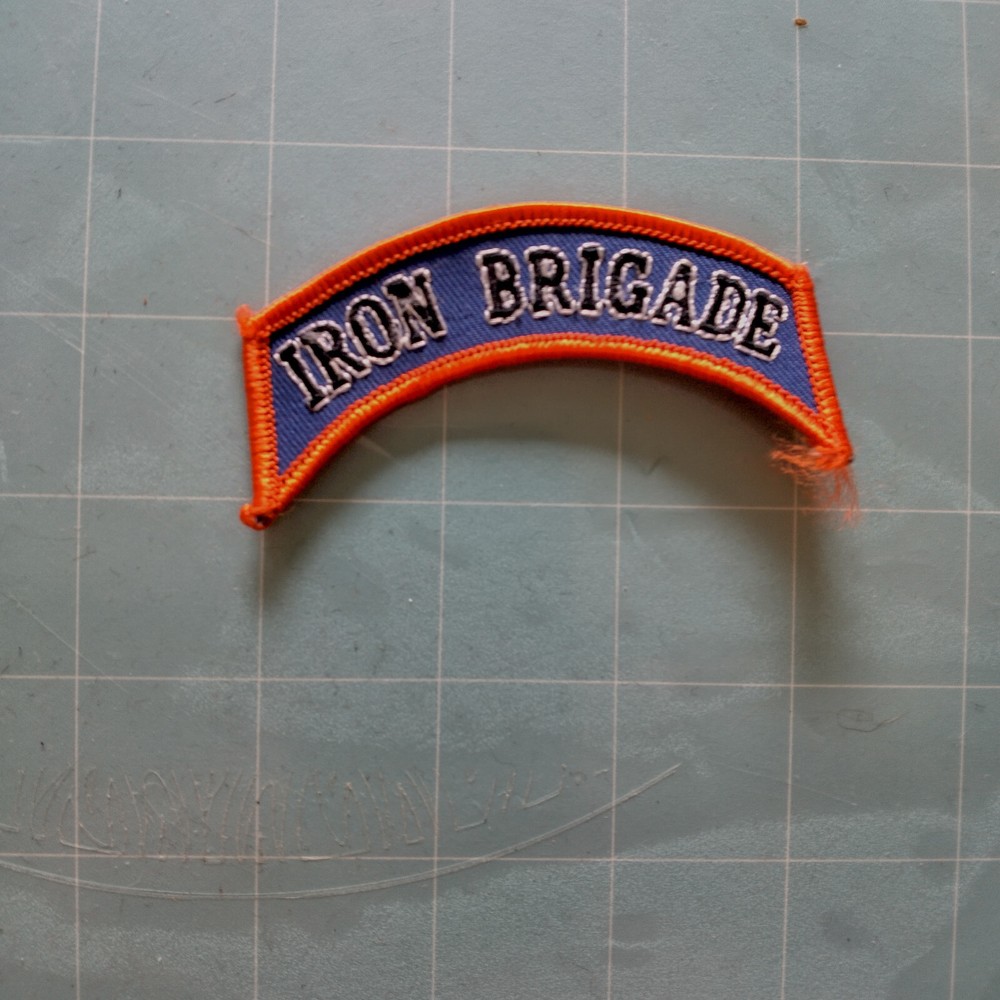 Iron Brigade Team Patch size 3x2