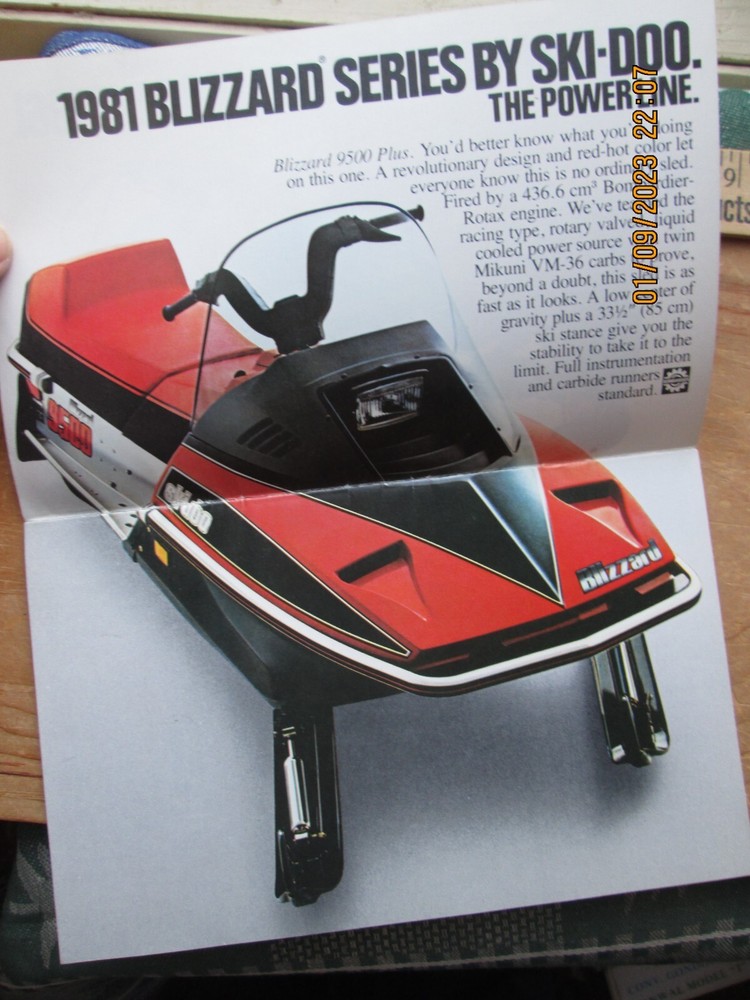 1981 Ski-doo nothing else will doo brochure