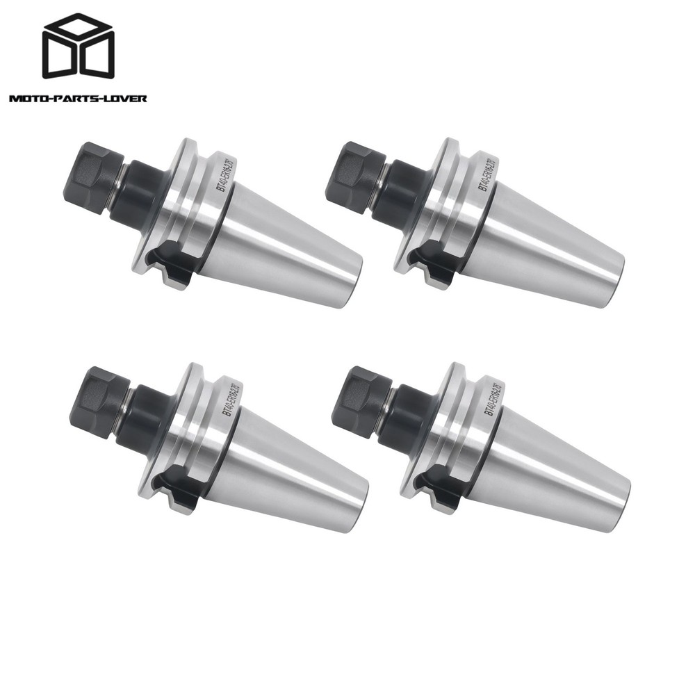 BT40 ER16 70L Collet Chuck Set M16 Thread 4 Pack Toolholders CNC
