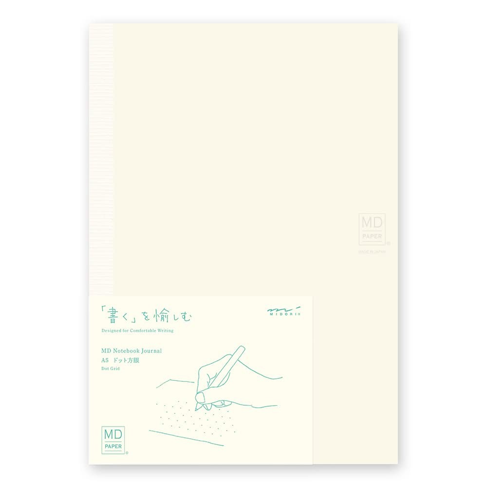 DESIGNPHIL 15310006 Notebook, MD Notebook, Journal, A5, Dot Square A