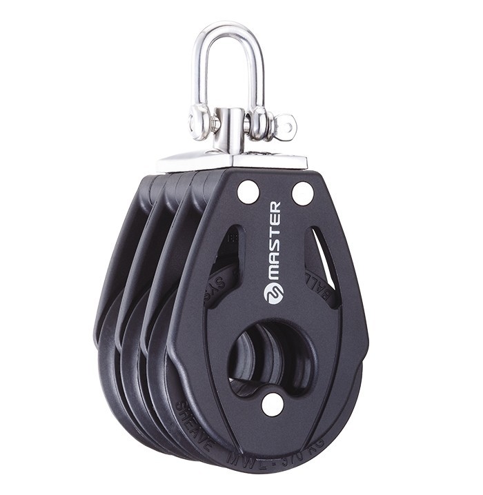 75mm Triple Swivel Shackle Block - Master BB-0705F