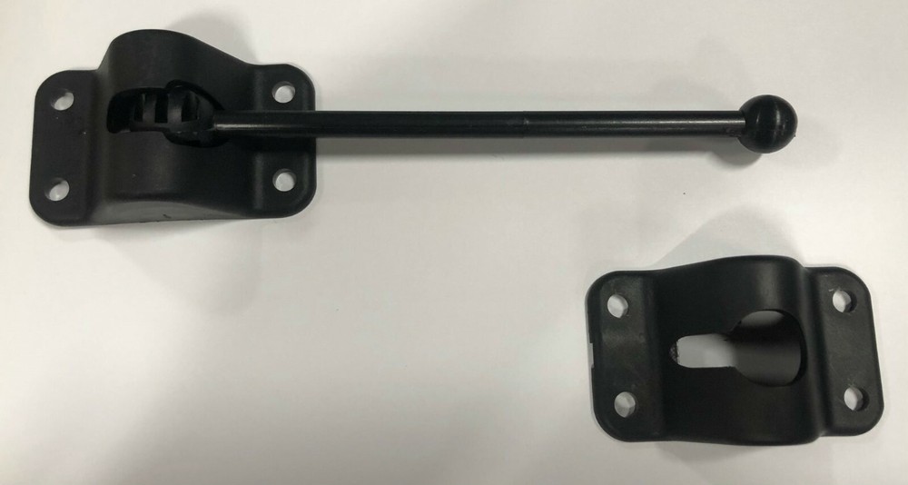 6 Inch Enclosed Cargo Trailer Door Hold Back - Black