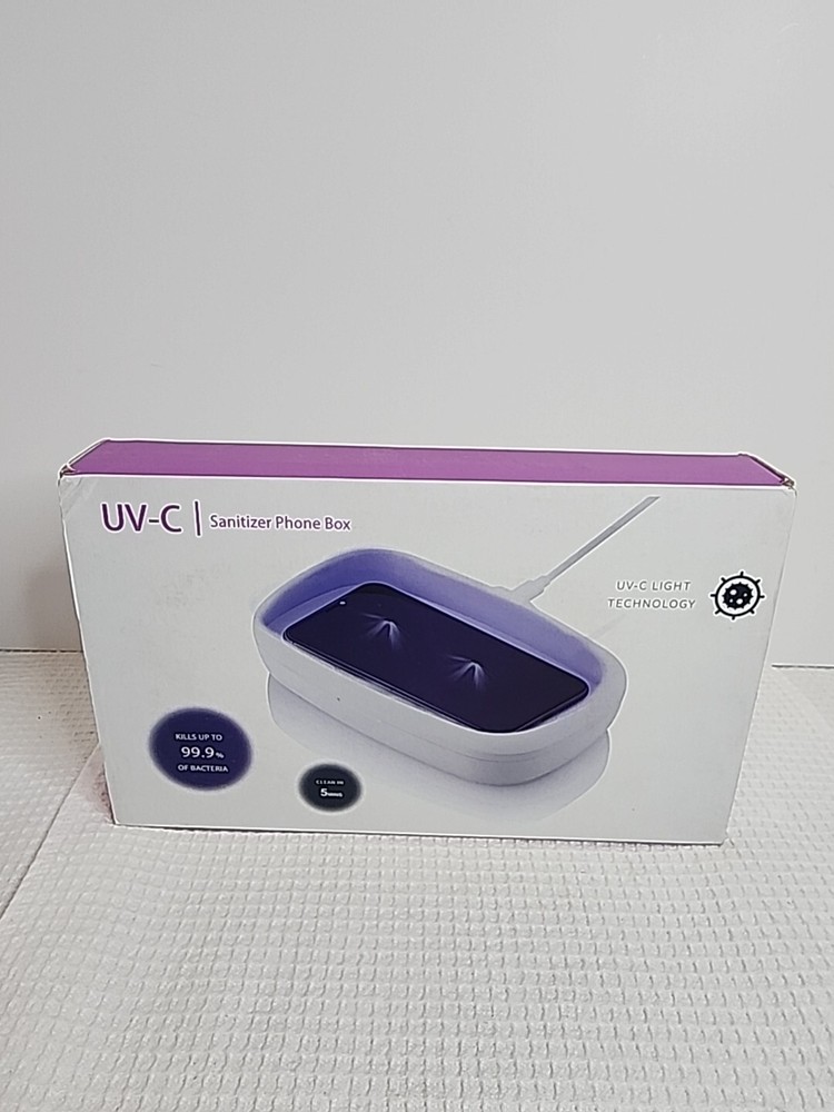 UV-C Sanitizer Phone Box New