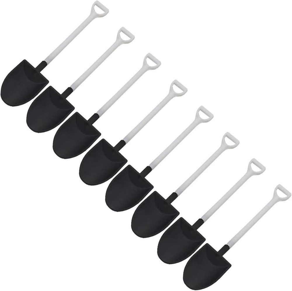 Novelty Disposable Plastic Shovel Shape Dert Spoon
