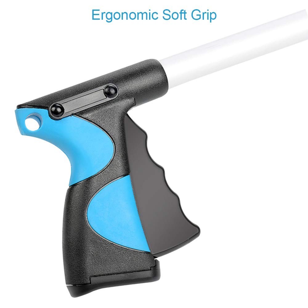 Blue1 32-Inch Rubberized Grabber Tool - Lightweight, Foldable & Ergonomic Design
